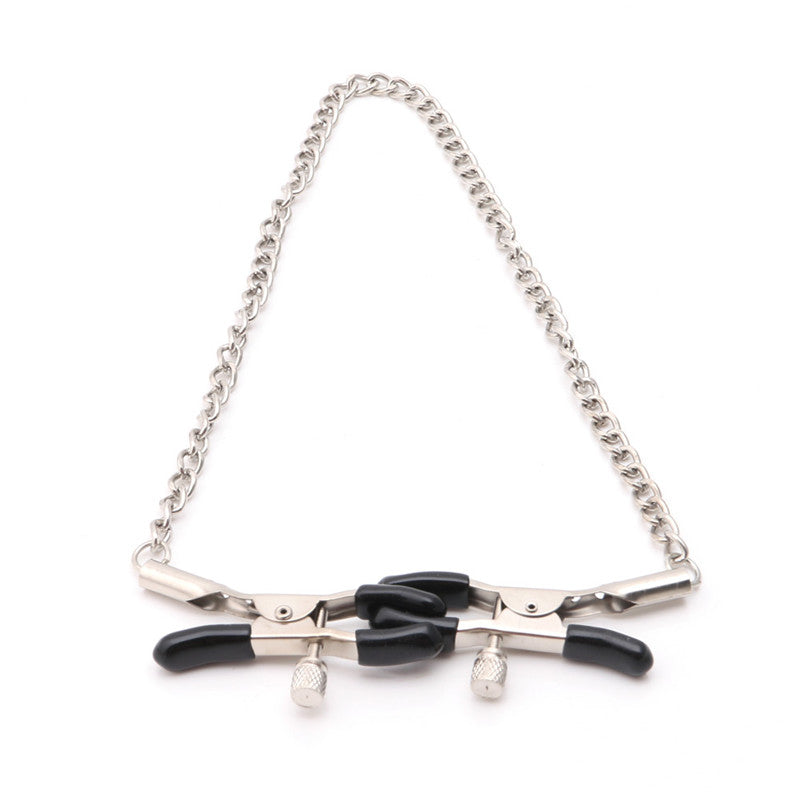 Best Metal Chain Double Nipple Clip for adults - Nikita Studio