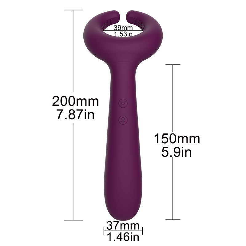 Best 3 motor vibration lock fine ring female masturbation double head massage vibrator for Adults - Nikita Studio