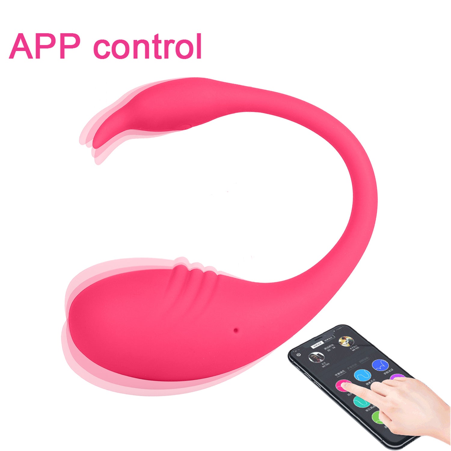 Best Mobile APP Bluetooth Wireless Remote Control Vibrating Egg ,, Flamingo " for Adults - Nikita Studio