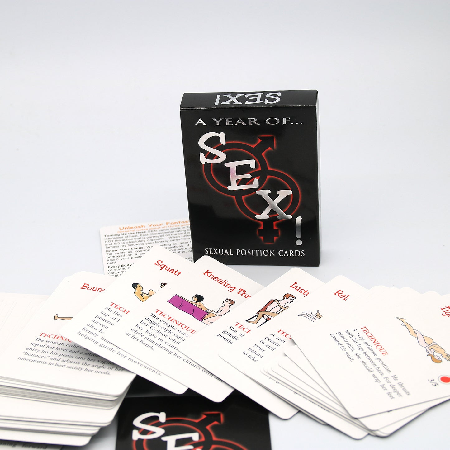 Sexual Positions A Year Of Sex Adult Full English Sex Pose Card - Nikita Studio