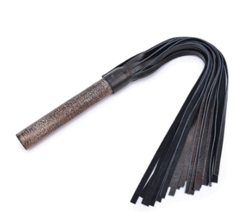 Best Hot Bdsm Spanking Flogger Genuine Leather Archaize Wooden Handle for Adults - Nikita Studio