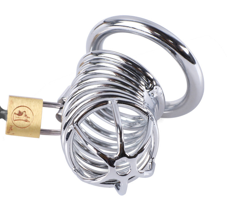 Best Red Metal Male Chastity Lock Belt Device Chastity Lock Bird Cage for Adults - Nikita Studio