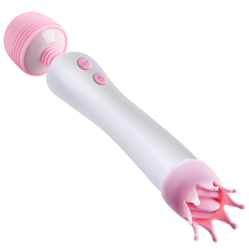 Best Multi Frequency Female Tongue Licking AV Stick  Charging Vibration for Adults - Nikita Studio