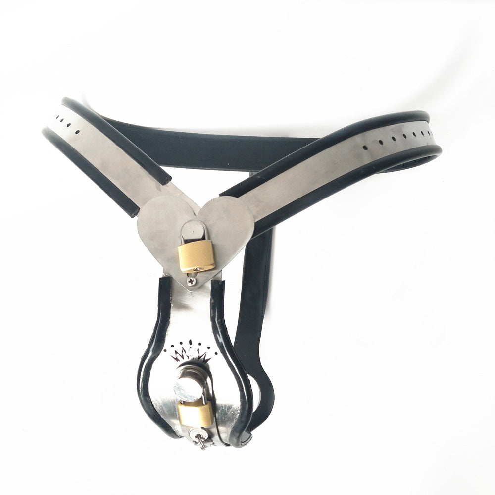 Best Heart-shaped Women's T Stainless Steel Chastity Belt for Adults - Nikita Studio