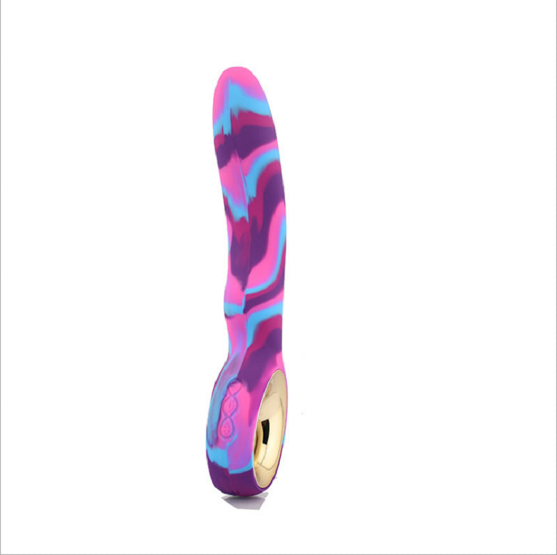 Best Whale Camouflage Luxury Vibrator USB Charging Silicone Rod for Adults - Nikita Studio