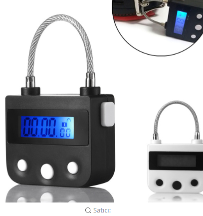 Best Time Lock Fetish Handcuffs Mouth Gag Electronic Timer Bdsm Bondage Restraints Chastity Couples Toys Adult Game Bondage Lock for Adults - Nikita Studio