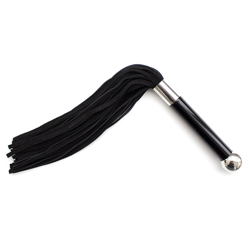 Best Black Tassel Training Scattered Whip Acrylic Handle Pointer Props for adults - Nikita Studio