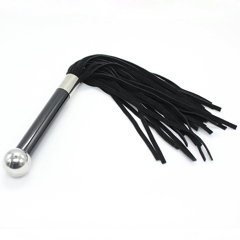 Best Black Tassel Training Scattered Whip Acrylic Handle Pointer Props for adults - Nikita Studio