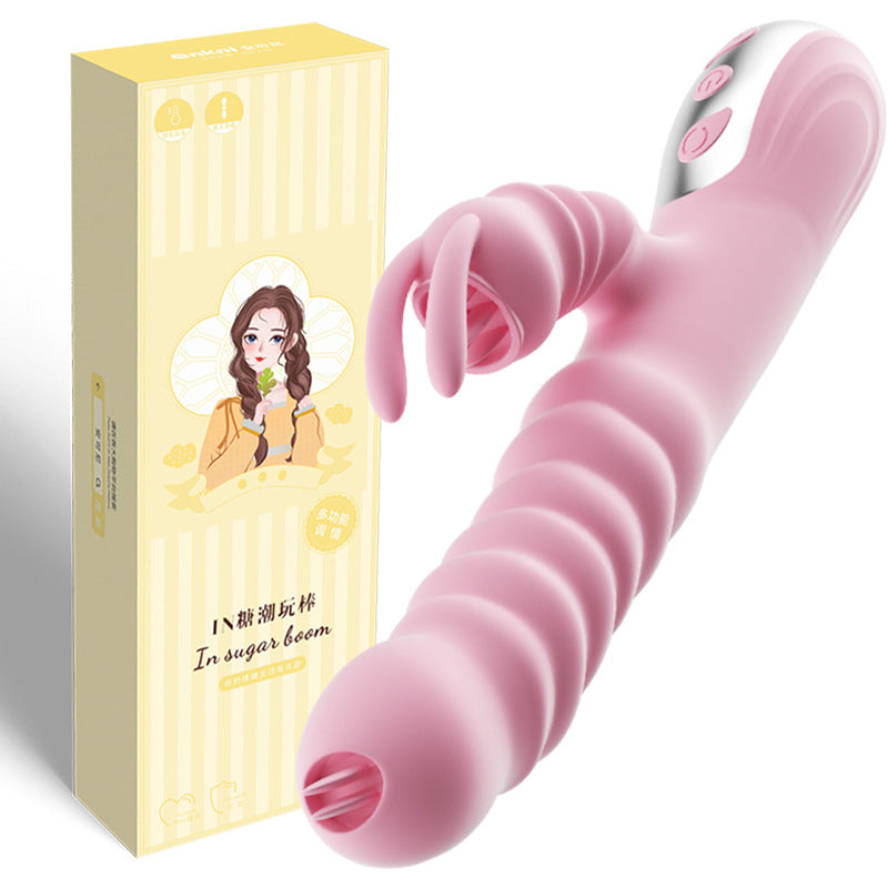 Best Floating Flower Wave Core Vibrating pleasure Female Silicone Toy for Adults - Nikita Studio