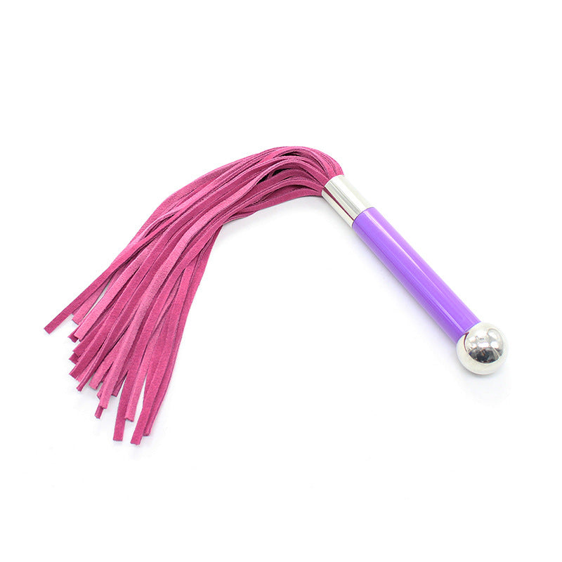 Best Black Tassel Training Scattered Whip Acrylic Handle Pointer Props for adults - Nikita Studio