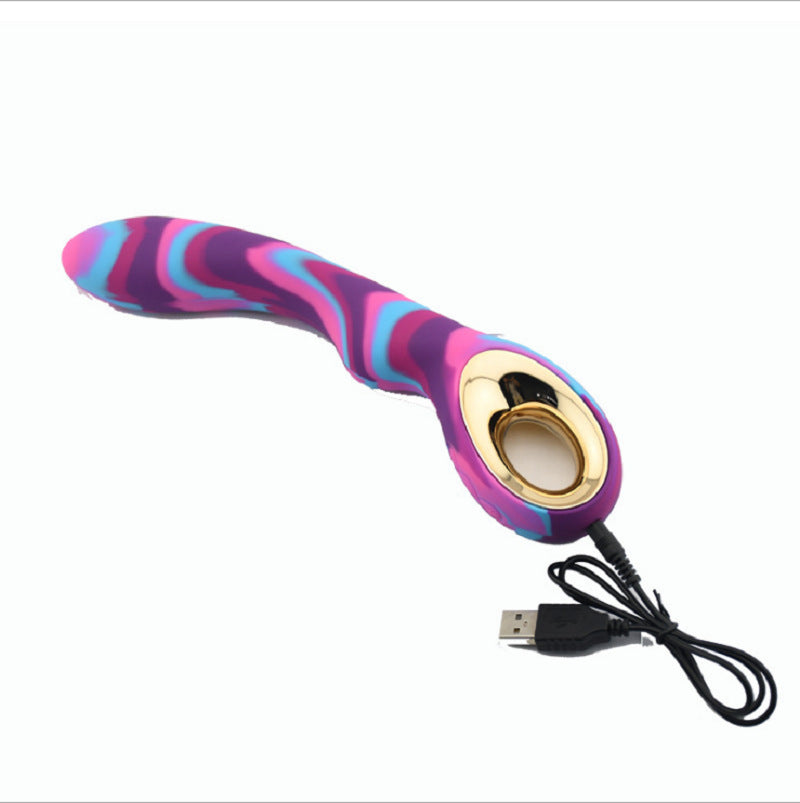 Best Whale Camouflage Luxury Vibrator USB Charging Silicone Rod for Adults - Nikita Studio